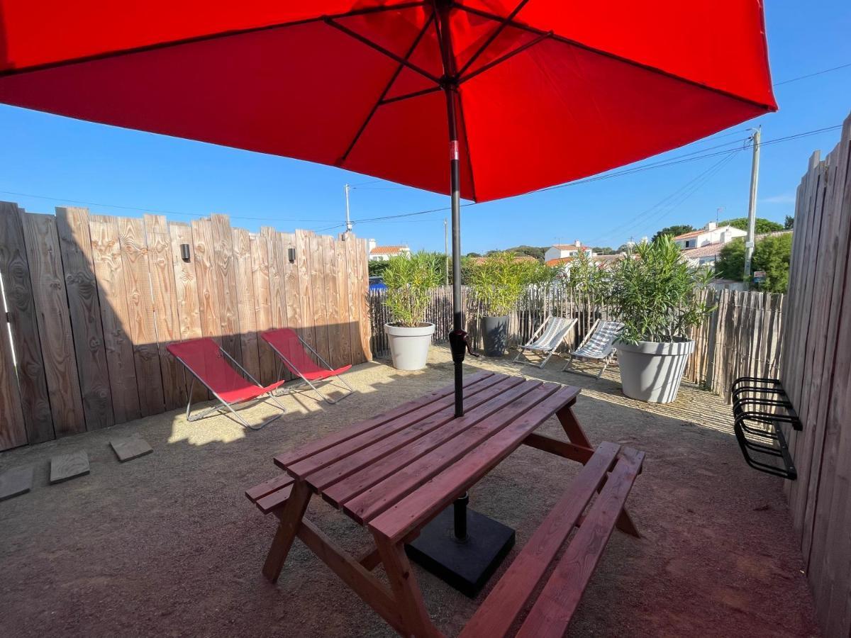 Noirmoutier - Petite Maison 500M Plage Sableaux Екстер'єр фото